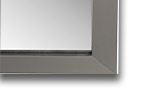 Aluminum frame LED mirror