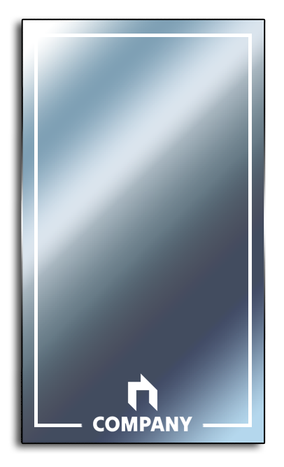 Your Company Branded LED mirror