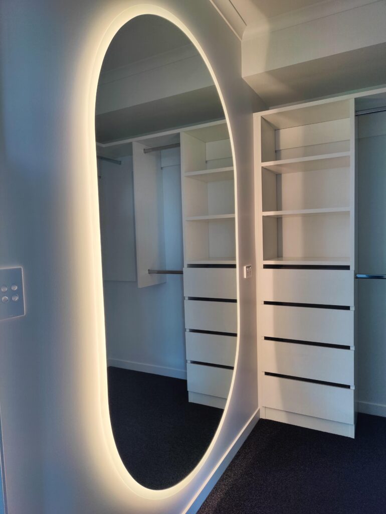 Pill Shape LED mirror